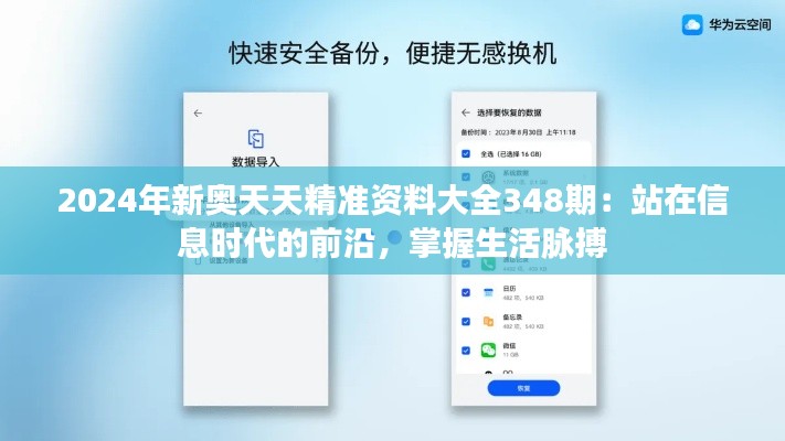 2024年新奧天天精準(zhǔn)資料大全348期：站在信息時(shí)代的前沿，掌握生活脈搏