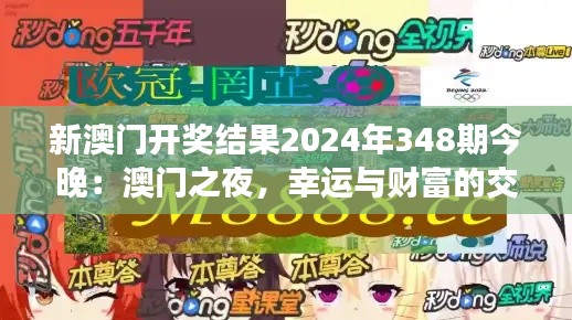 新澳門開獎(jiǎng)結(jié)果2024年348期今晚：澳門之夜，幸運(yùn)與財(cái)富的交匯
