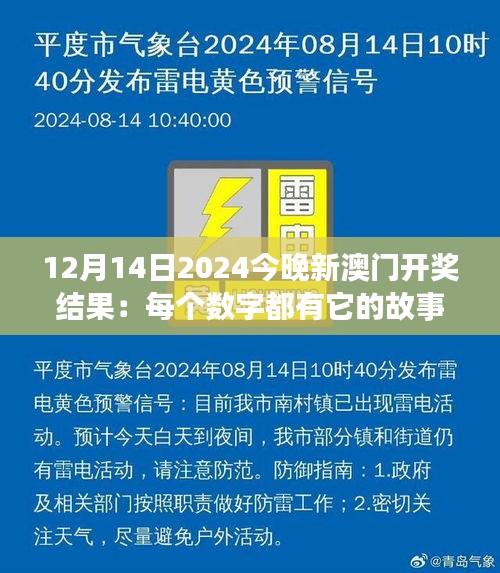 12月14日2024今晚新澳門開(kāi)獎(jiǎng)結(jié)果：每個(gè)數(shù)字都有它的故事，新澳門開(kāi)獎(jiǎng)夜，幸運(yùn)屬于誰(shuí)？