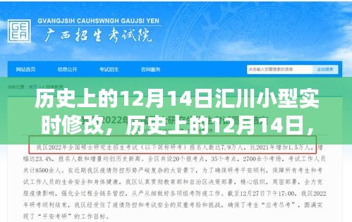 歷史上的12月14日，匯川小型實時修改技術的重要里程碑