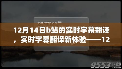 12月14日B站實(shí)時字幕翻譯新體驗(yàn)，深度評測與功能探索