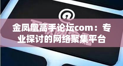 金鳳凰高手論壇com：專業(yè)探討的網(wǎng)絡聚集平臺