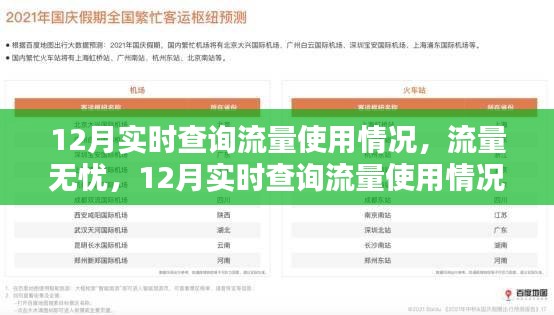 12月流量實時查詢?nèi)嬖u測，無憂使用，掌握流量狀況
