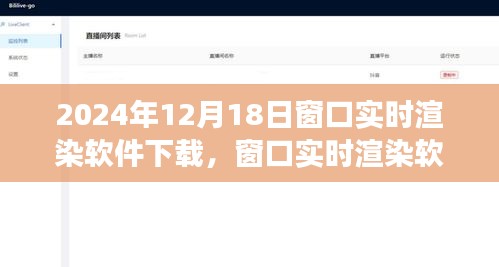 窗口實時渲染軟件下載，2024年的視角與探討