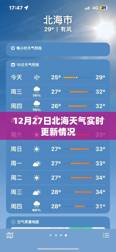 北海天氣實時更新查詢