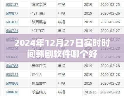 韓劇軟件推薦，實(shí)時(shí)更新，優(yōu)質(zhì)體驗(yàn)