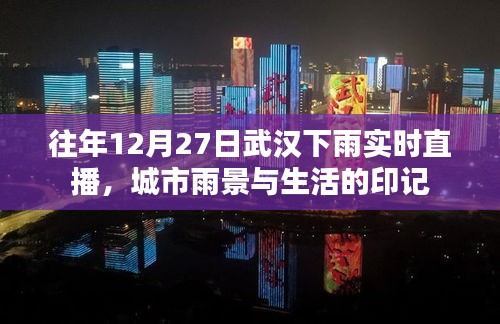 武漢雨景直播，城市雨天的生活印記