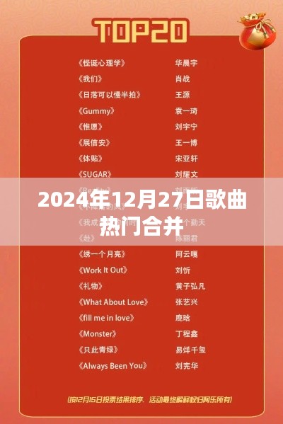 2024年熱門歌曲大集合，精選推薦