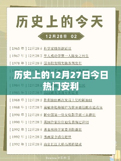歷史上的今天，最新熱門資訊一網(wǎng)打盡