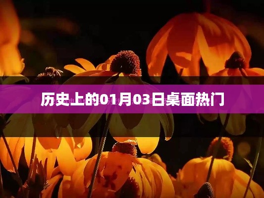歷史上的大事件，一月三日桌面熱門(mén)回顧