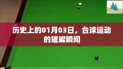 臺球運動歷史中的璀璨瞬間，回望一月三日的光輝歲月