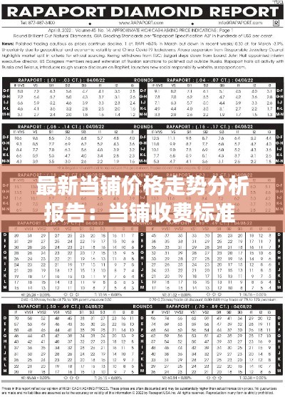 最新當(dāng)鋪價格走勢分析報告：當(dāng)鋪收費(fèi)標(biāo)準(zhǔn) 