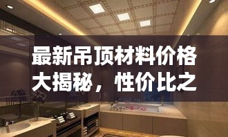 最新吊頂材料價格大揭秘，性價比之選，實惠又美觀！