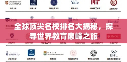 全球頂尖名校排名大揭秘，探尋世界教育巔峰之旅
