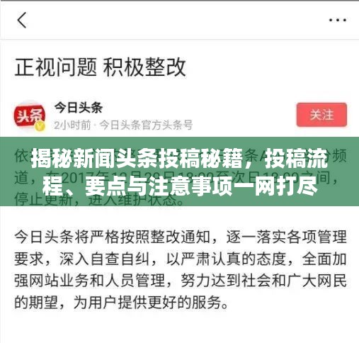 揭秘新聞?lì)^條投稿秘籍，投稿流程、要點(diǎn)與注意事項(xiàng)一網(wǎng)打盡