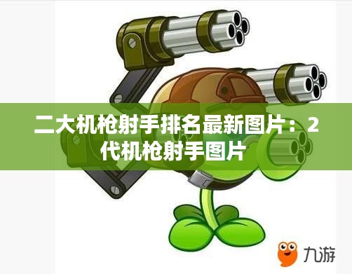 二大機槍射手排名最新圖片：2代機槍射手圖片 