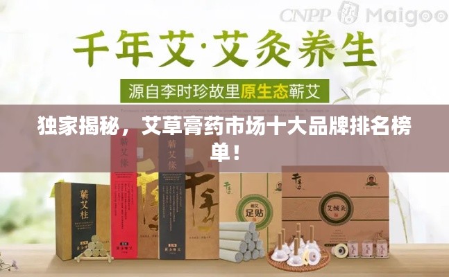 獨(dú)家揭秘，艾草膏藥市場(chǎng)十大品牌排名榜單！