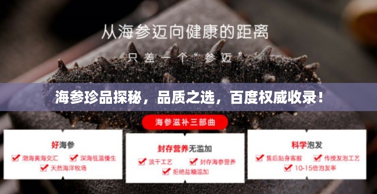 海參珍品探秘，品質(zhì)之選，百度權(quán)威收錄！