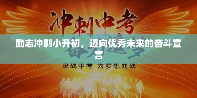 勵志沖刺小升初，邁向優(yōu)秀未來的奮斗宣言