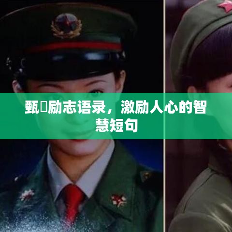 甄嬛勵(lì)志語錄，激勵(lì)人心的智慧短句