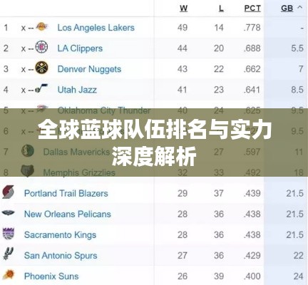 全球藍(lán)球隊伍排名與實力深度解析