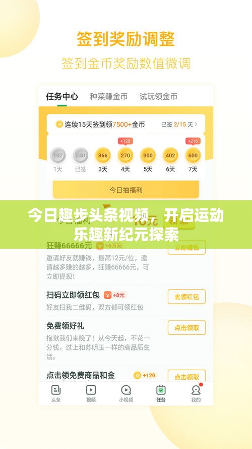 今日趣步頭條視頻，開啟運(yùn)動(dòng)樂趣新紀(jì)元探索