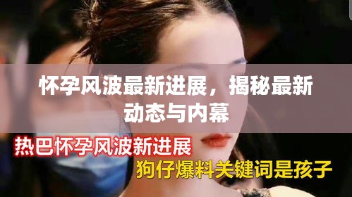 懷孕風(fēng)波最新進展，揭秘最新動態(tài)與內(nèi)幕