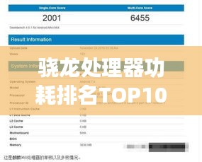 驍龍?zhí)幚砥鞴呐琶鸗OP10，性能與能耗比大解析！