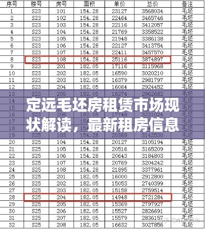 定遠(yuǎn)毛坯房租賃市場現(xiàn)狀解讀，最新租房信息及趨勢分析