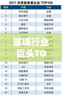 玻璃行業(yè)巨頭TOP10榜單揭曉！