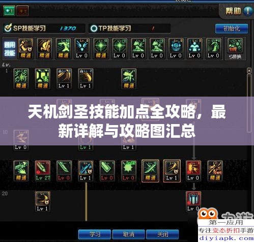天機劍圣技能加點全攻略，最新詳解與攻略圖匯總