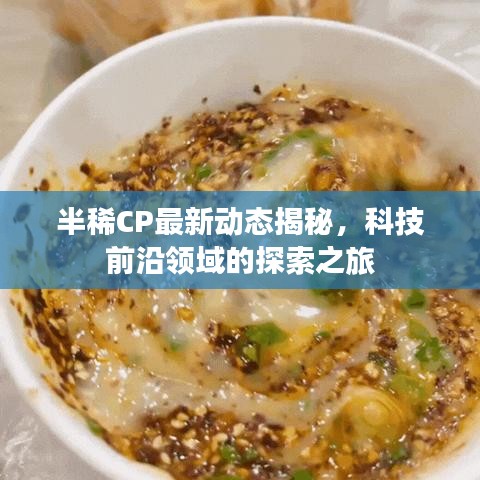半稀CP最新動(dòng)態(tài)揭秘，科技前沿領(lǐng)域的探索之旅