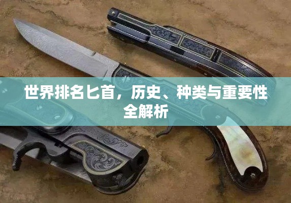世界排名匕首，歷史、種類與重要性全解析