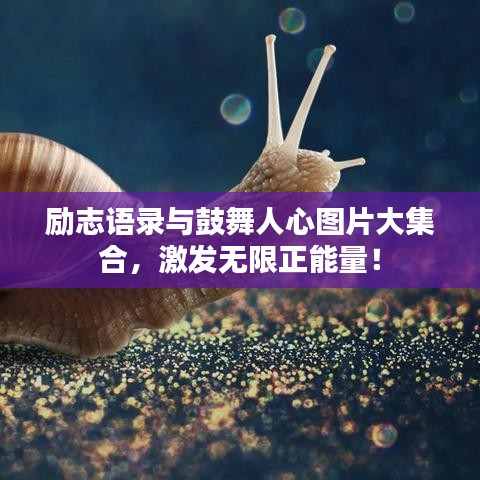 勵志語錄與鼓舞人心圖片大集合，激發(fā)無限正能量！