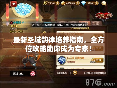 最新圣域韻律培養(yǎng)指南，全方位攻略助你成為專家！