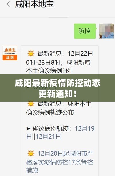 咸陽最新疫情防控動態(tài)更新通知！