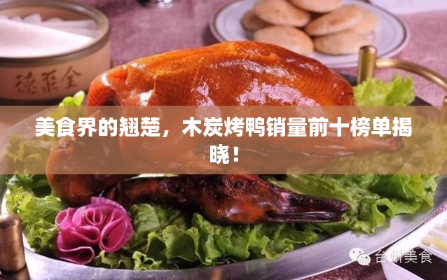 美食界的翹楚，木炭烤鴨銷量前十榜單揭曉！