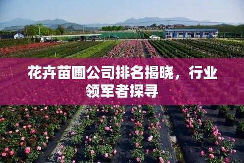 花卉苗圃公司排名揭曉，行業(yè)領軍者探尋