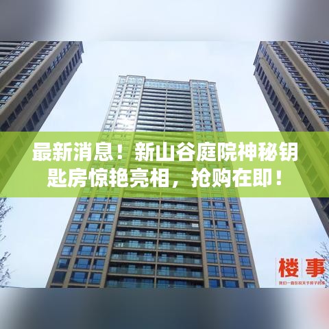 最新消息！新山谷庭院神秘鑰匙房驚艷亮相，搶購(gòu)在即！