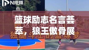籃球勵志名言薈萃，狼王傲骨展風(fēng)采