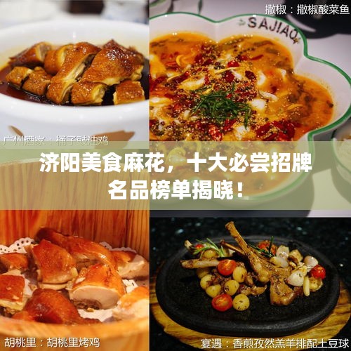 濟陽美食麻花，十大必嘗招牌名品榜單揭曉！