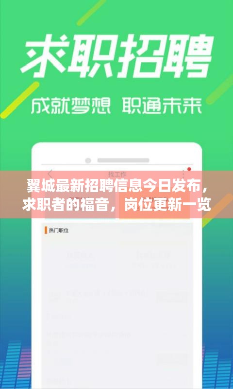 翼城最新招聘信息今日發(fā)布，求職者的福音，崗位更新一覽