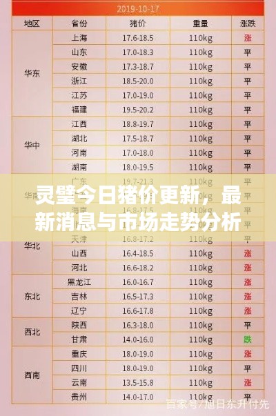 靈璧今日豬價更新，最新消息與市場走勢分析
