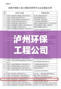 瀘州環(huán)保工程公司排名大揭秘，哪些企業(yè)領(lǐng)跑環(huán)保行業(yè)？