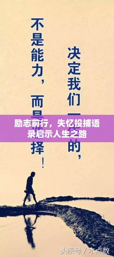 勵(lì)志前行，失憶投捕語錄啟示人生之路