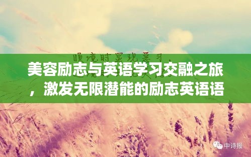 美容勵(lì)志與英語學(xué)習(xí)交融之旅，激發(fā)無限潛能的勵(lì)志英語語錄