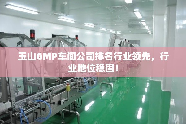 玉山GMP車間公司排名行業(yè)領先，行業(yè)地位穩(wěn)固！