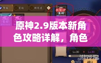 原神2.9版本新角色攻略詳解，角色評(píng)價(jià)與玩法指南