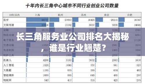 長三角服務(wù)業(yè)公司排名大揭秘，誰是行業(yè)翹楚？