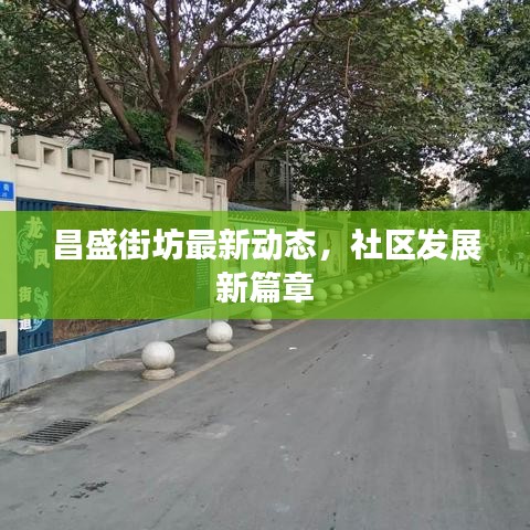 昌盛街坊最新動態(tài)，社區(qū)發(fā)展新篇章